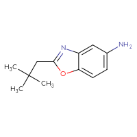Chemical structure of 2-(2,2-dimethylpropyl)-1,3-benzoxazol-5-amine - CSSB00000753708