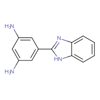 Chemical structure of 5-(1H-1,3-benzodiazol-2-yl)benzene-1,3-diamine - CSSB00008315322