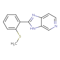 Chemical structure of 2-[2-(methylsulfanyl)phenyl]-3H-imidazo[4,5-c]pyridine - CSSB00001416983
