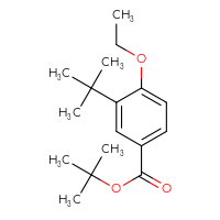 Chemical structure of tert-butyl 3-tert-butyl-4-ethoxybenzoate - CSSB21103685288