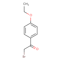 Chemical structure of 2-bromo-1-(4-ethoxyphenyl)ethan-1-one - CSSB00000184656