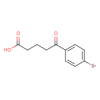 Chemical structure of 5-(4-bromophenyl)-5-oxopentanoic acid - CSSB00000719157