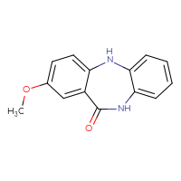 Chemical structure of 13-methoxy-2,9-diazatricyclo[9.4.0.0³,⁸]pentadeca-1(15),3,5,7,11,13-hexaen-10-one - CSSB00161116019