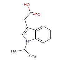 Chemical structure of 2-[1-(propan-2-yl)-1H-indol-3-yl]acetic acid - CSSB00000724076