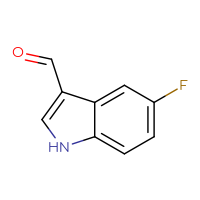 Chemical structure of 5-fluoro-1H-indole-3-carbaldehyde - CSSB00000747633