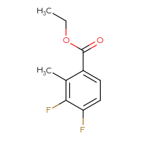 Chemical structure of ethyl 3,4-difluoro-2-methylbenzoate - CSSB00010233346