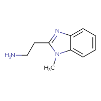 Chemical structure of 2-(1-methyl-1H-1,3-benzodiazol-2-yl)ethan-1-amine - CSSB00000705055