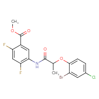 C17H13BrClF2NO4