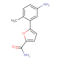 Chemical structure of 5-(5-amino-2-methylphenyl)furan-2-carboxamide - CSSB00010126075