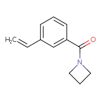 Chemical structure of 1-(3-ethenylbenzoyl)azetidine - CSSB02517442481
