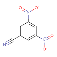 Chemical structure of 3,5-dinitrobenzonitrile - CSSB00011218215