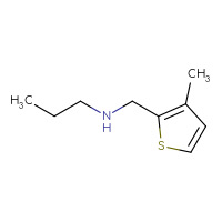 Chemical structure of [(3-methylthiophen-2-yl)methyl](propyl)amine - CSSB00000189075