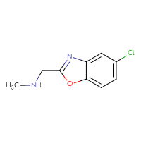 Chemical structure of [(5-chloro-1,3-benzoxazol-2-yl)methyl](methyl)amine - CSSB00011244059