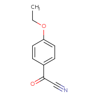 Chemical structure of 4-ethoxybenzoyl cyanide - CSSB00000084122