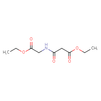 Chemical structure of ethyl 2-[(2-ethoxy-2-oxoethyl)carbamoyl]acetate - CSSB00000058785