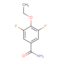 Chemical structure of 4-ethoxy-3,5-difluorobenzamide - CSSB00000061430