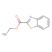 Chemical structure of ethyl 1,3-benzothiazole-2-carboxylate - CSSB00000189184
