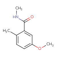 Chemical structure of 5-methoxy-N,2-dimethylbenzamide - CSSB00009828930