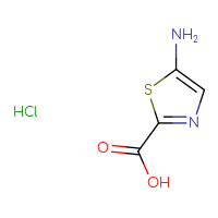 Chemical structure of 5-amino-1,3-thiazole-2-carboxylic acid hydrochloride - CSSB00016993683