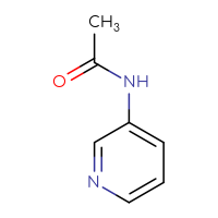 Chemical structure of N-(pyridin-3-yl)acetamide - CSSB00000159152