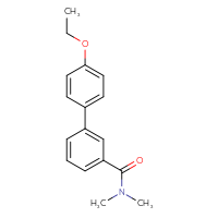 Chemical structure of 4'-ethoxy-N,N-dimethyl-[1,1'-biphenyl]-3-carboxamide - CSSB01410846220