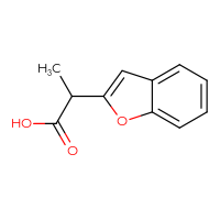 Chemical structure of 2-(1-benzofuran-2-yl)propanoic acid - CSSB00000767059