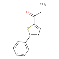Chemical structure of 1-(5-phenylthiophen-2-yl)propan-1-one - CSSB00011265124