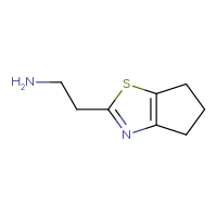 Chemical structure of 2-{4H,5H,6H-cyclopenta[d][1,3]thiazol-2-yl}ethan-1-amine - CSSB00011225269