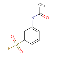 Chemical structure of 3-acetamidobenzene-1-sulfonyl fluoride - CSSB00010504481
