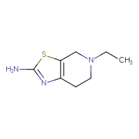 Chemical structure of 5-ethyl-4H,5H,6H,7H-[1,3]thiazolo[5,4-c]pyridin-2-amine - CSSB00000184733