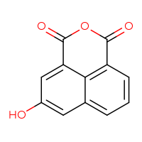Chemical structure of 7-hydroxy-3-oxatricyclo[7.3.1.0⁵,¹³]trideca-1(13),5,7,9,11-pentaene-2,4-dione - CSSB00000030283