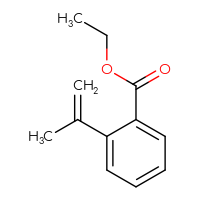Chemical structure of ethyl 2-(prop-1-en-2-yl)benzoate - CSSB03552015367