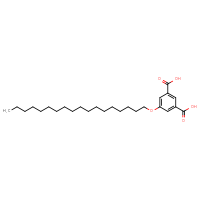 Chemical structure of 5-(octadecyloxy)benzene-1,3-dicarboxylic acid - CSSB00009815893