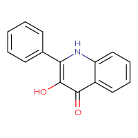 Chemical structure of 3-hydroxy-2-phenyl-1,4-dihydroquinolin-4-one - CSSB00020666431