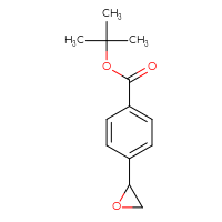 Chemical structure of tert-butyl 4-(oxiran-2-yl)benzoate - CSSB14799320723