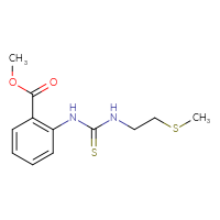 Chemical structure of methyl 2-({[2-(methylsulfanyl)ethyl]carbamothioyl}amino)benzoate - CSSB21432501829
