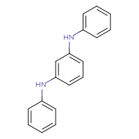 Chemical structure of N1,N3-diphenylbenzene-1,3-diamine - CSSB00121734432