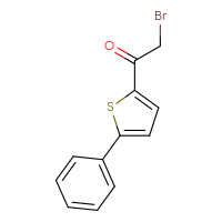 Chemical structure of 2-bromo-1-(5-phenylthiophen-2-yl)ethan-1-one - CSSB00009813442