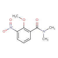 Chemical structure of 2-methoxy-N,N-dimethyl-3-nitrobenzamide - CSSB00006603815