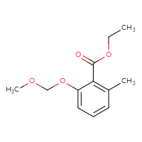 Chemical structure of ethyl 2-(methoxymethoxy)-6-methylbenzoate - CSSB00011093917