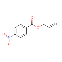 Chemical structure of prop-2-en-1-yl 4-nitrobenzoate - CSSB00000006402