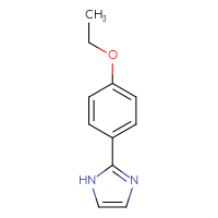 Chemical structure of 2-(4-ethoxyphenyl)-1H-imidazole - CSSB00000089406