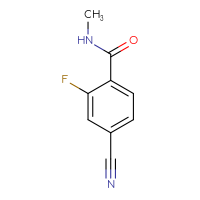 Chemical structure of 4-cyano-2-fluoro-N-methylbenzamide - CSSB00000027158