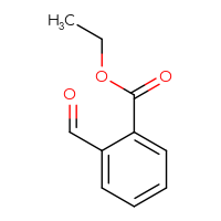 Chemical structure of ethyl 2-formylbenzoate - CSSB00000006220