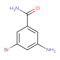 Chemical structure of 3-amino-5-bromobenzamide - CSSB00012349456