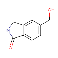 Chemical structure of 5-(hydroxymethyl)-2,3-dihydro-1H-isoindol-1-one - CSSB00009861548