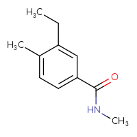 Chemical structure of 3-ethyl-N,4-dimethylbenzamide - CSSB00134790128