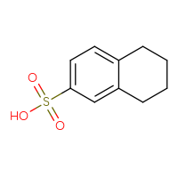 Chemical structure of 5,6,7,8-tetrahydronaphthalene-2-sulfonic acid - CSSB00010311645