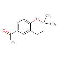 Chemical structure of 1-(2,2-dimethyl-3,4-dihydro-2H-1-benzopyran-6-yl)ethan-1-one - CSSB00009996062