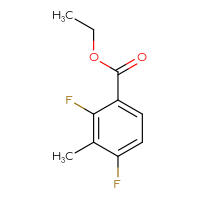 Chemical structure of ethyl 2,4-difluoro-3-methylbenzoate - CSSB00010233351